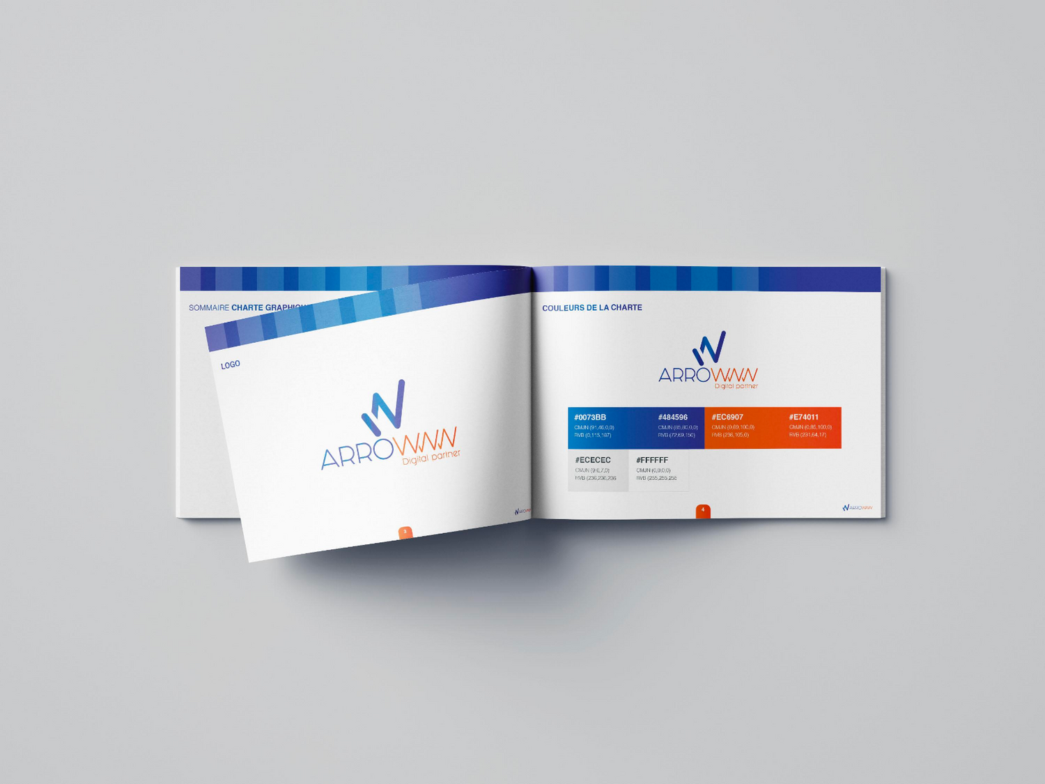 Charte graphique arrowww digital partner