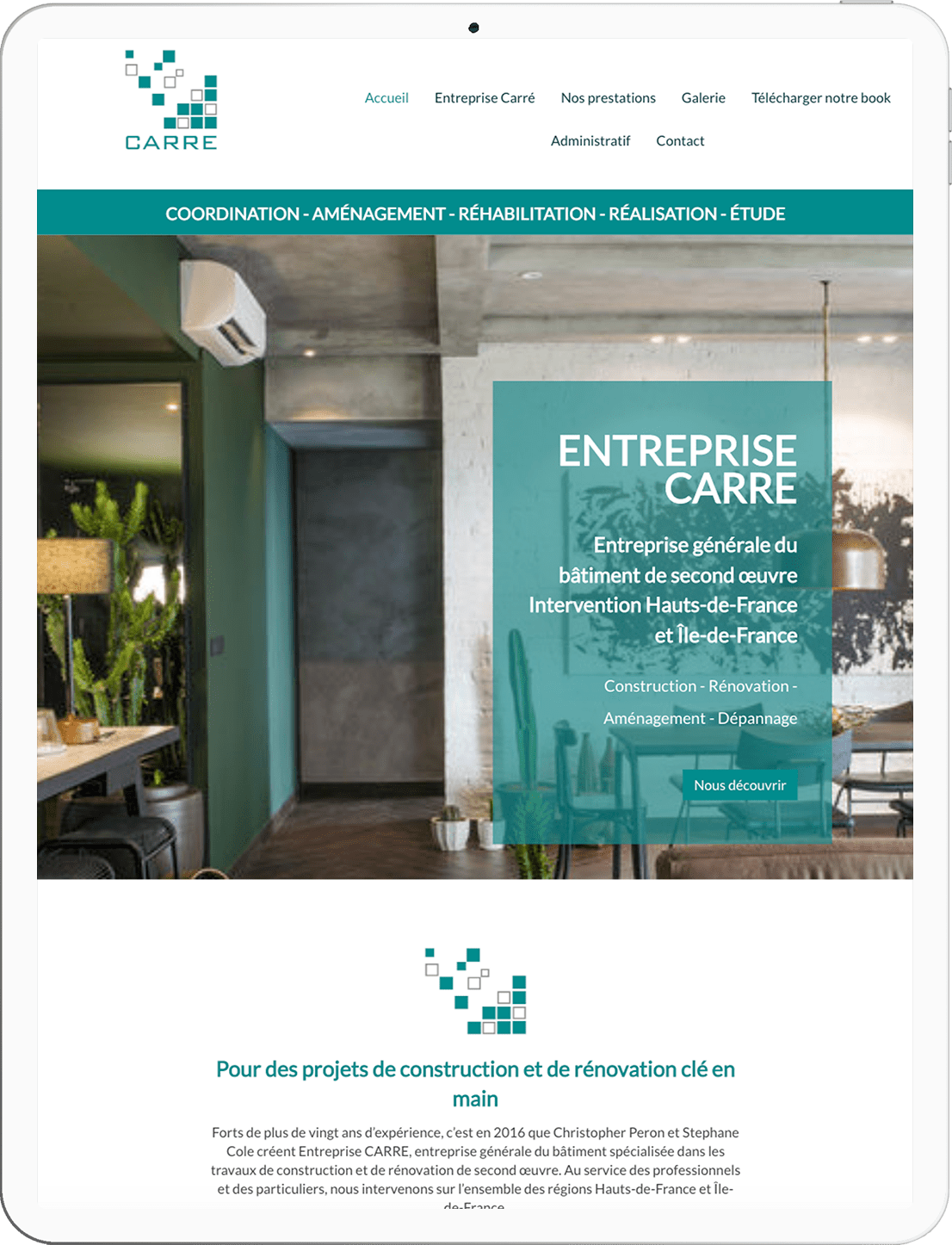 site entreprise carre