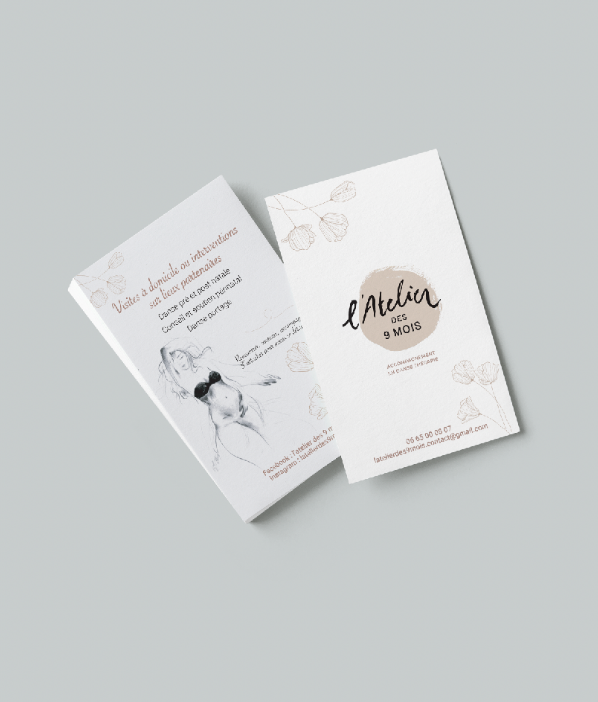Carte de visite atelier des 9 mois