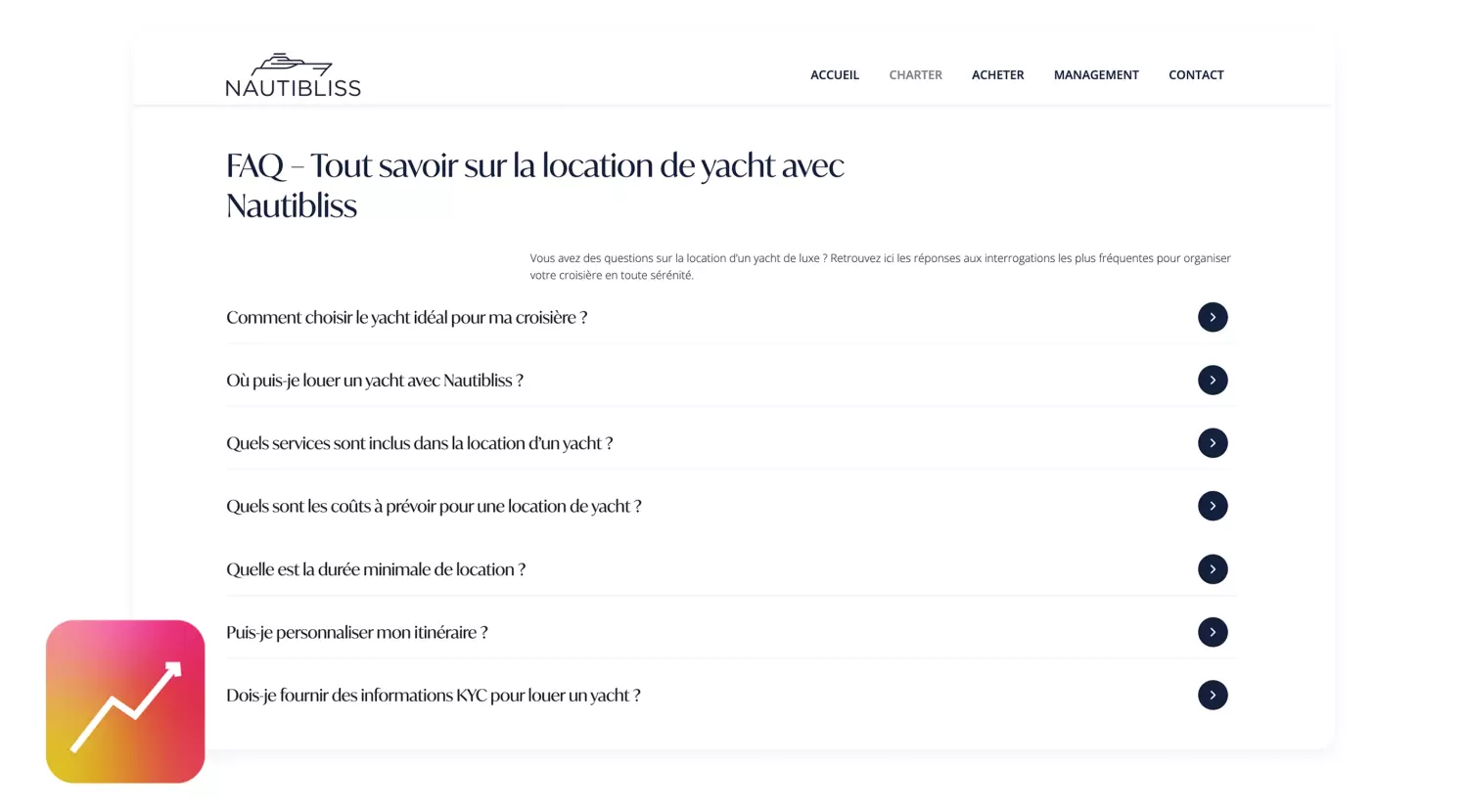 Site internet FAQ 