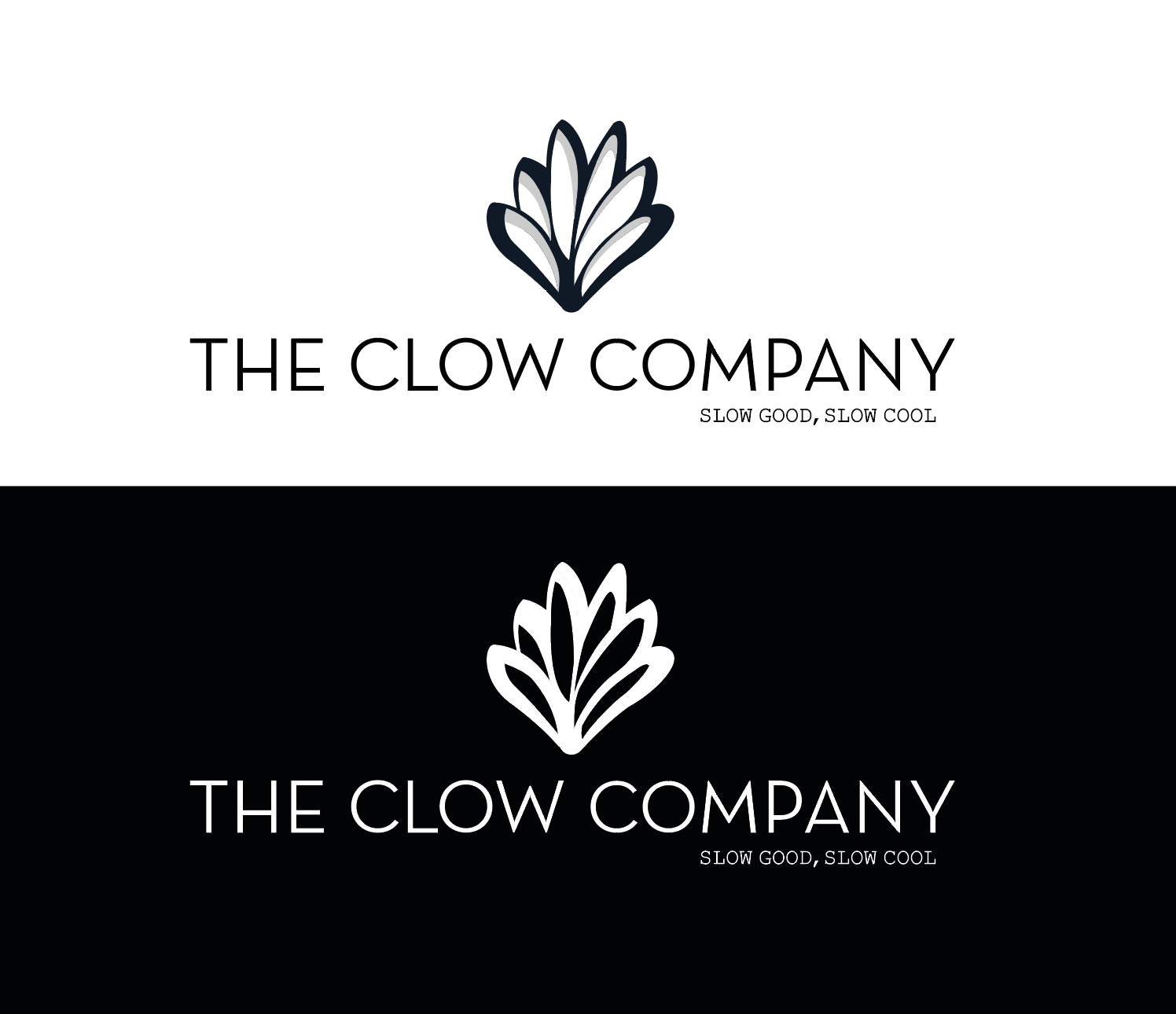 logo noir et blanc the clow compagny