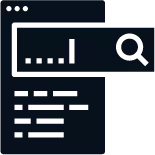 Mots clés SEO pictogramme