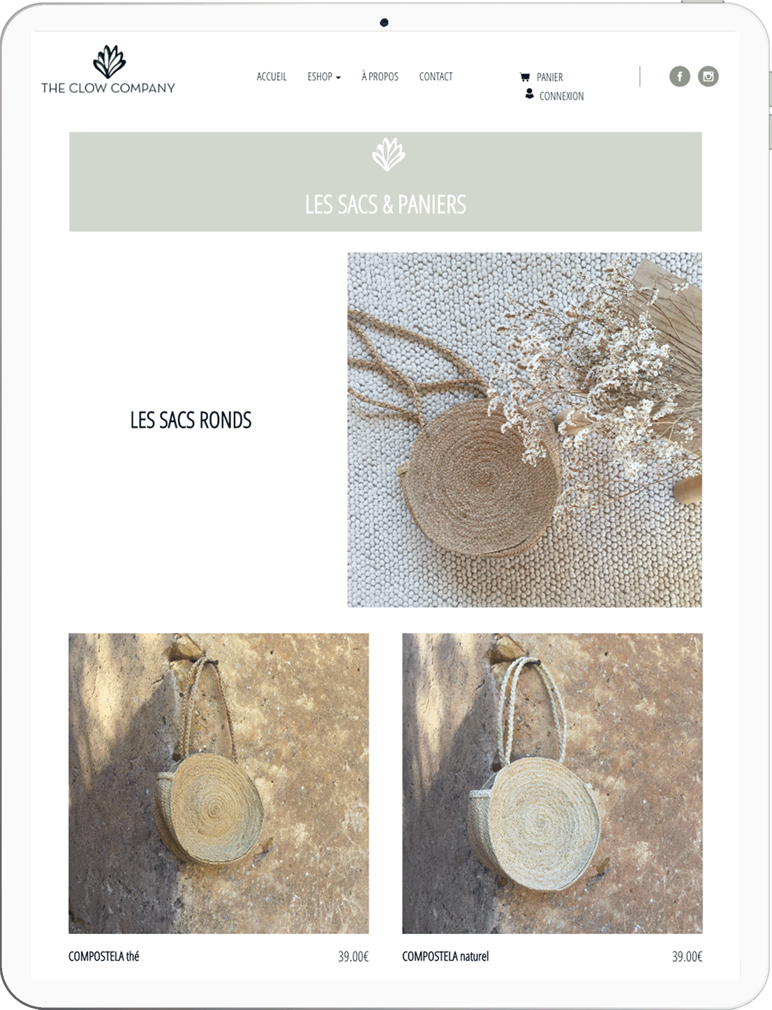 site e-commerce the clow company